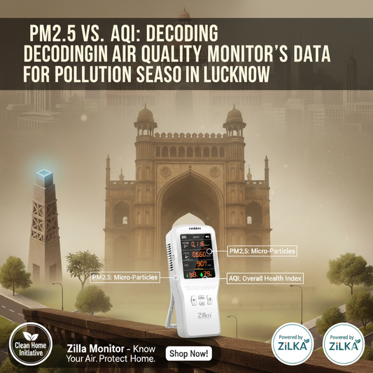 PM2.5 vs. AQI: Decoding Your Air Quality Monitor's Data in Lucknow