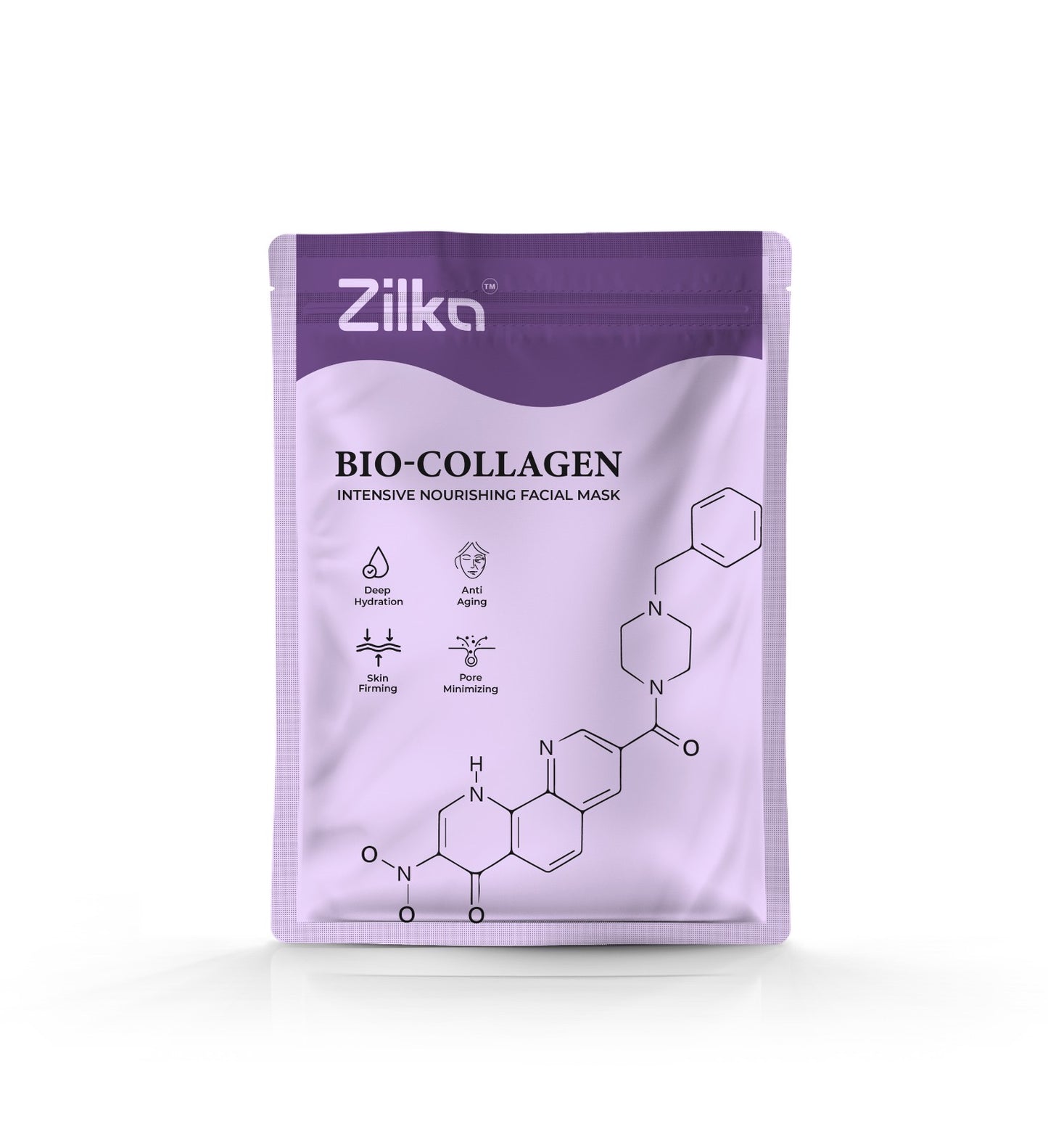 Zilka Korean Glass Skin Bio-Collagen Overnight Face Mask for Deep Hydration, Pigmentation, Anti-Aging & Pore Minimizing (Pack of 2)