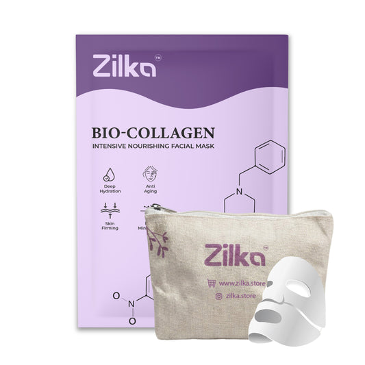 Zilka Bio Collagen Mask for Face (Pack of 1)