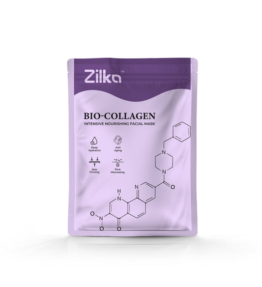 Zilka Korean Glass Skin Bio-Collagen Overnight Face Mask for Deep Hydration, Pigmentation, Anti-Aging & Pore Minimizing (Pack of 1)